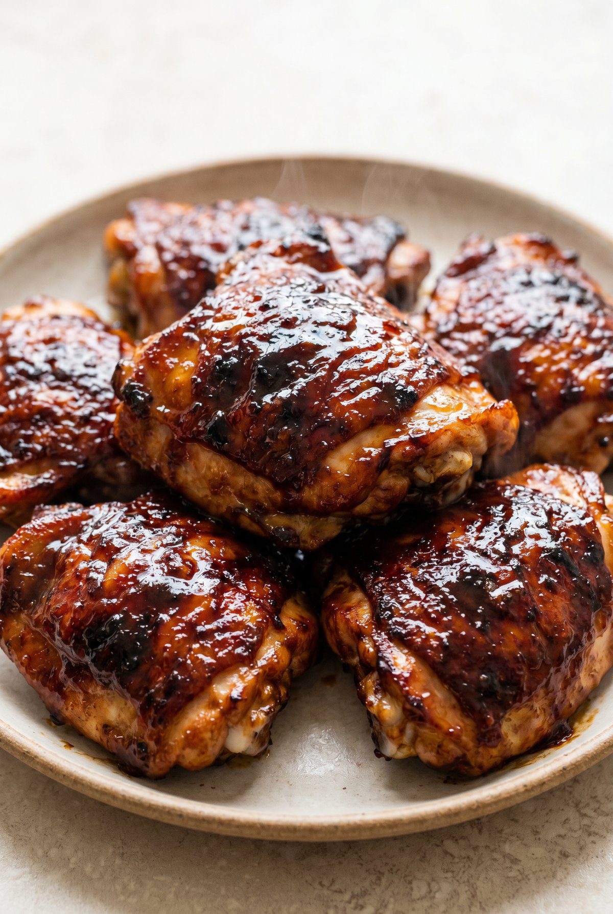Close-up of Air Fryer Bbq Chicken
