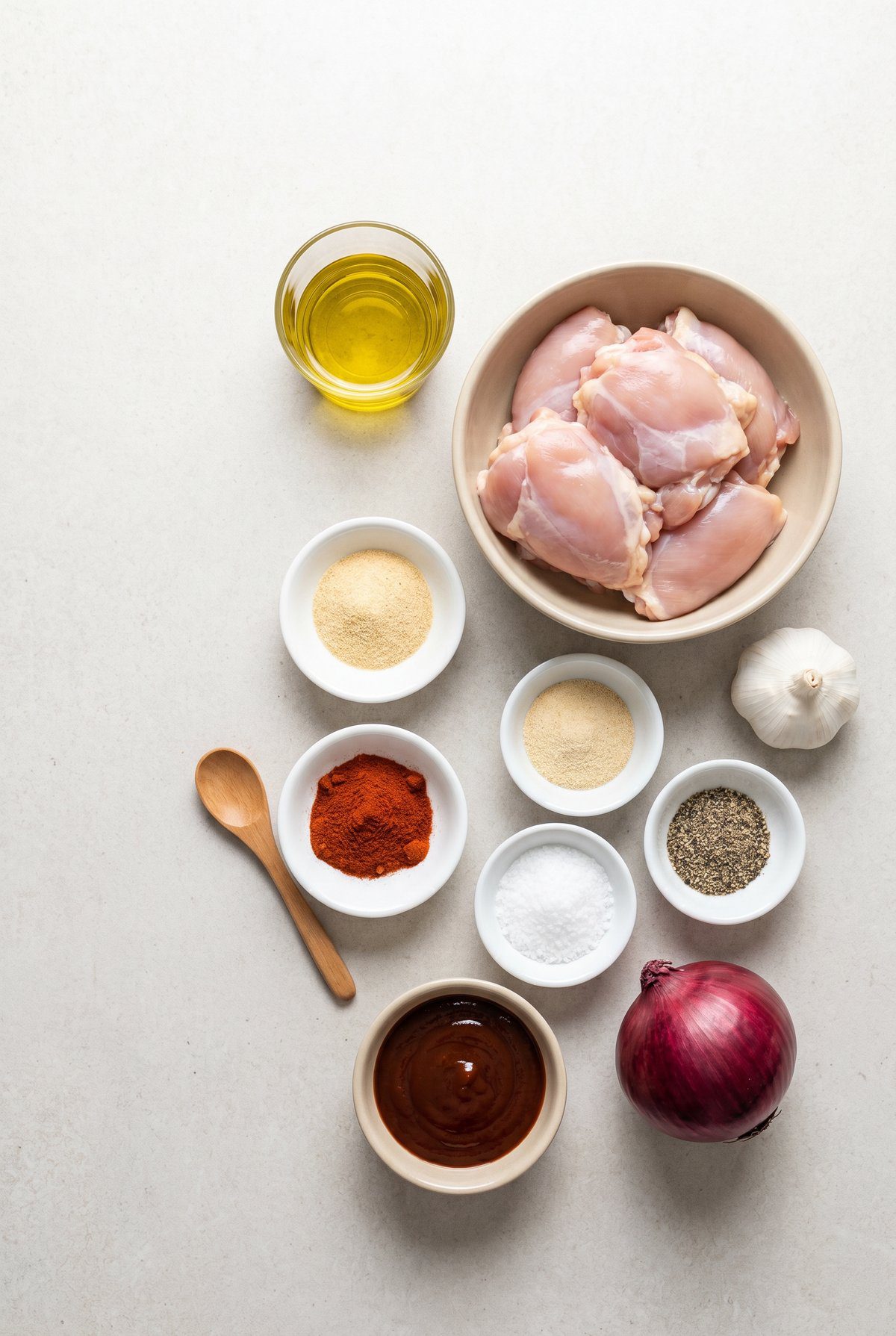 Ingredients for Air Fryer Bbq Chicken