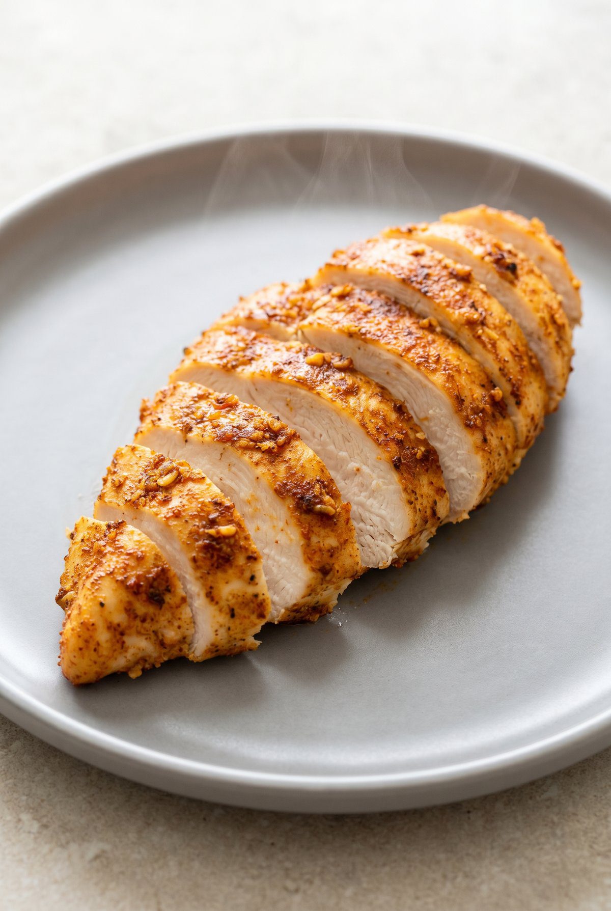 Close-up of Air Fryer Chicken Breast