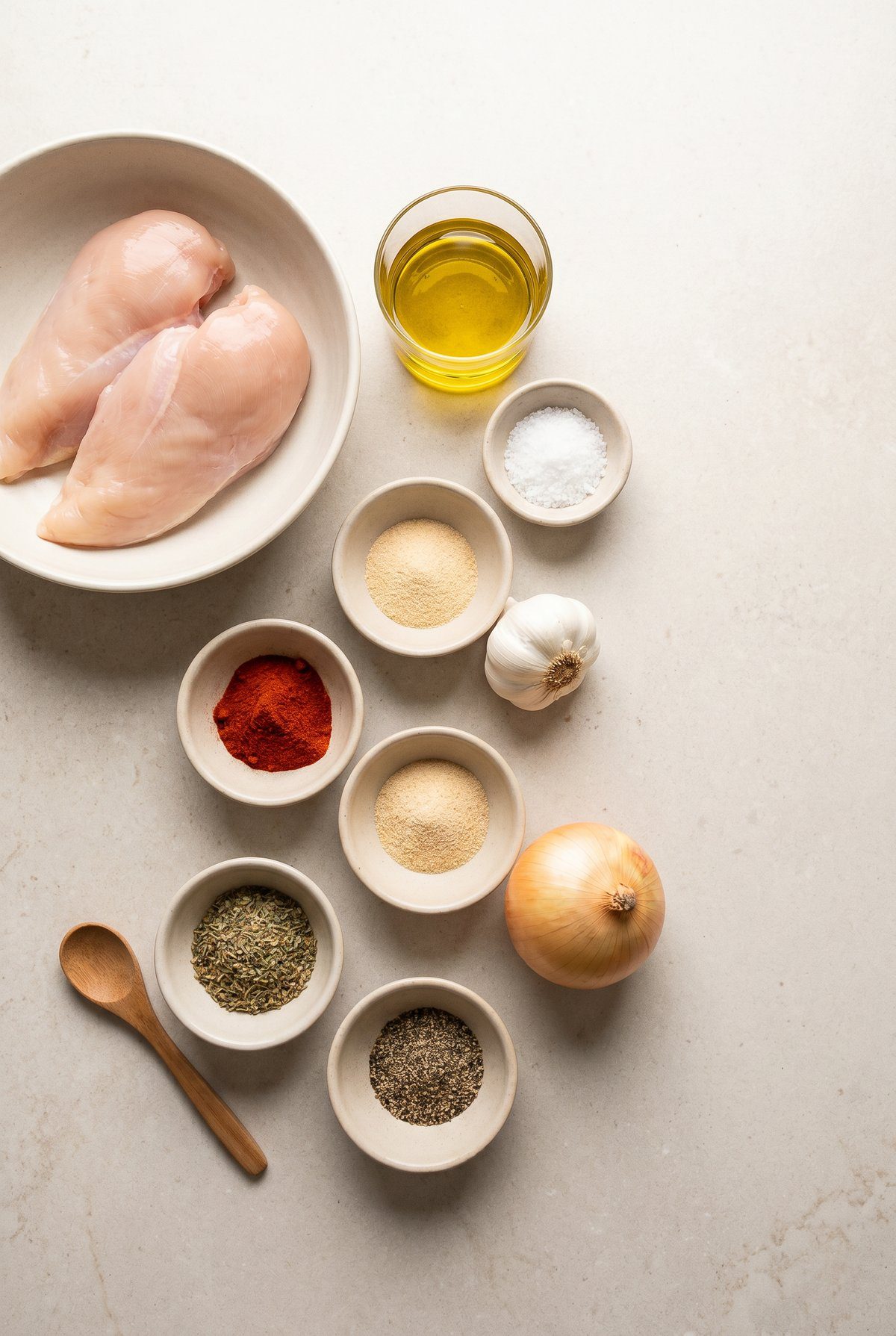 Ingredients for Air Fryer Chicken Breast