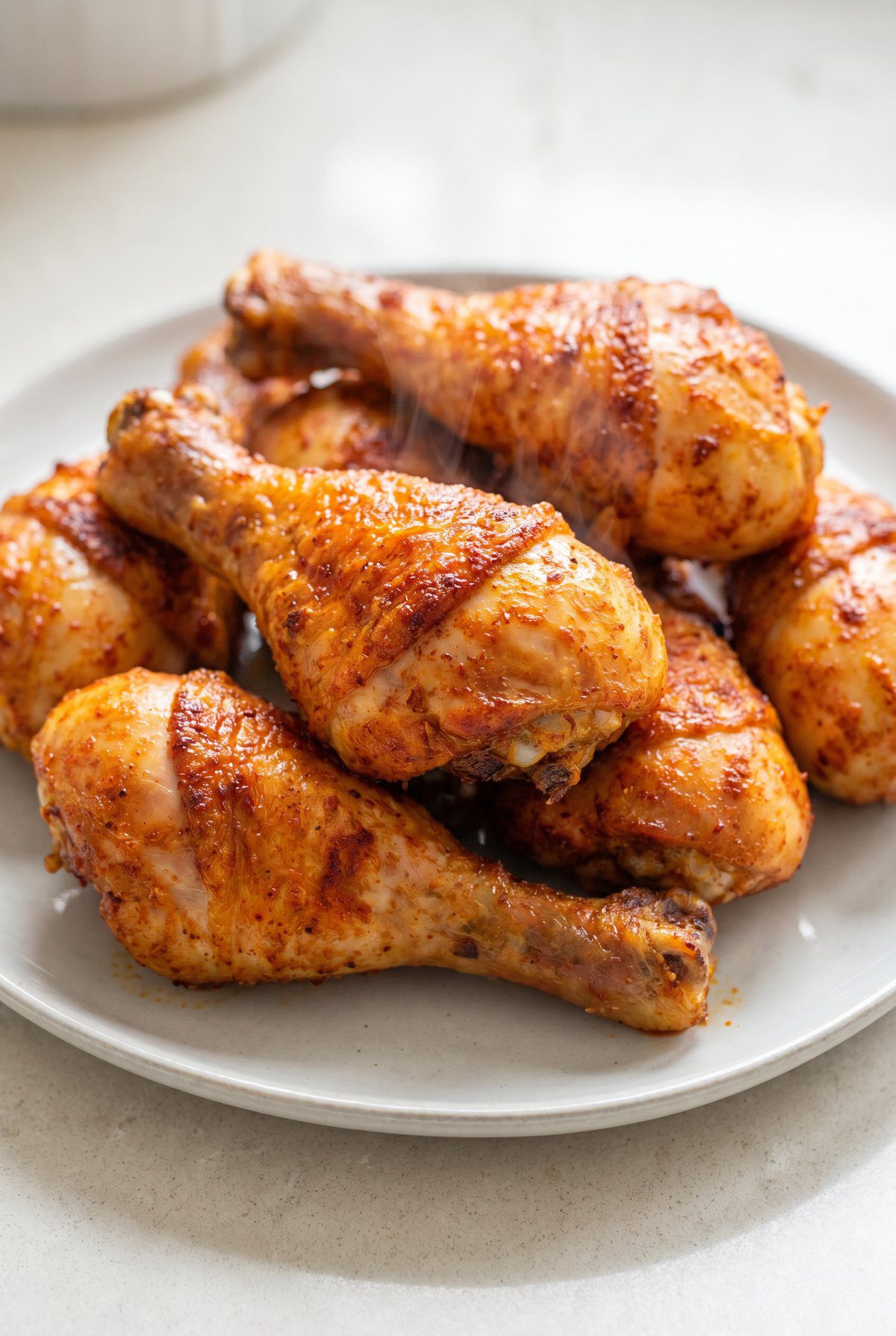 Close-up of Air Fryer Chicken Drumsticks