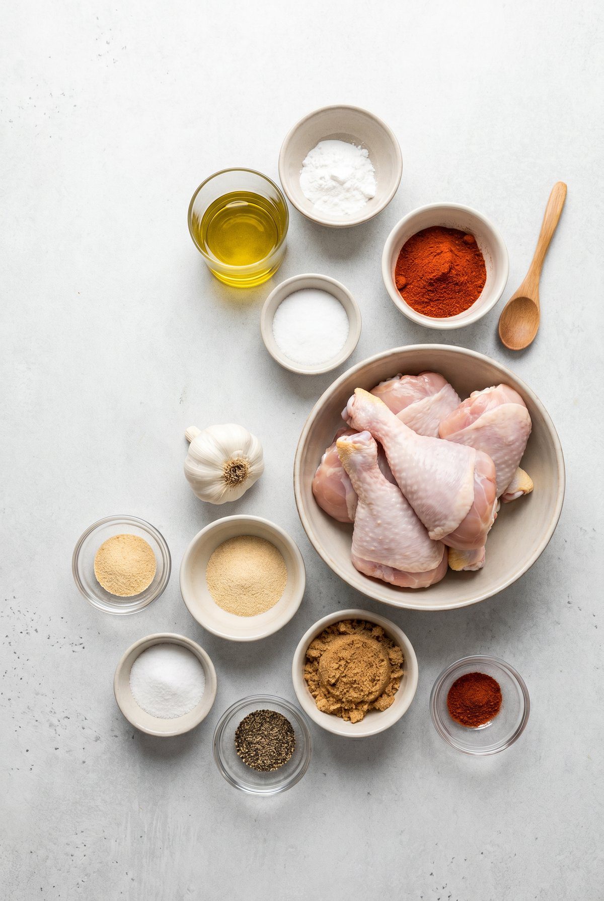 Ingredients for Air Fryer Chicken Drumsticks