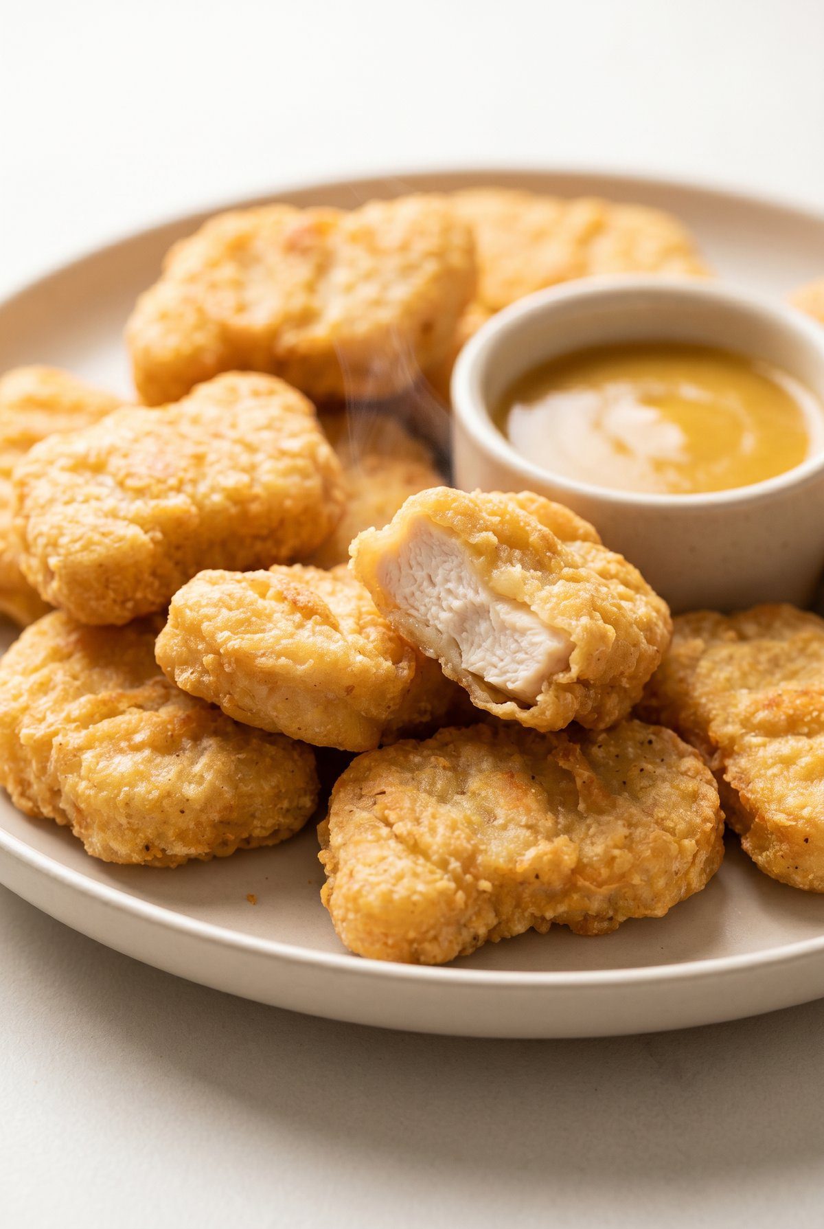 Close-up of Air Fryer Chicken Nuggets