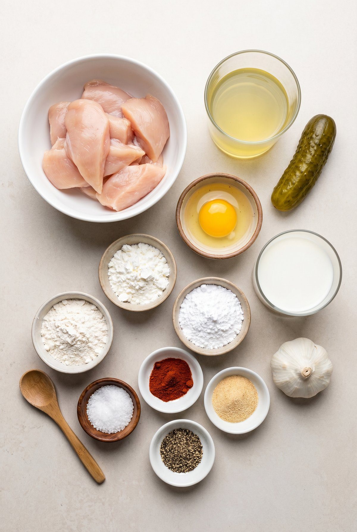 Ingredients for Air Fryer Chicken Nuggets