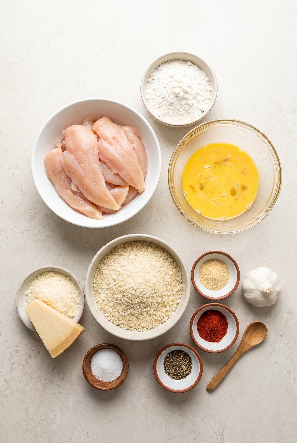 Ingredients for Air Fryer Chicken Tenders