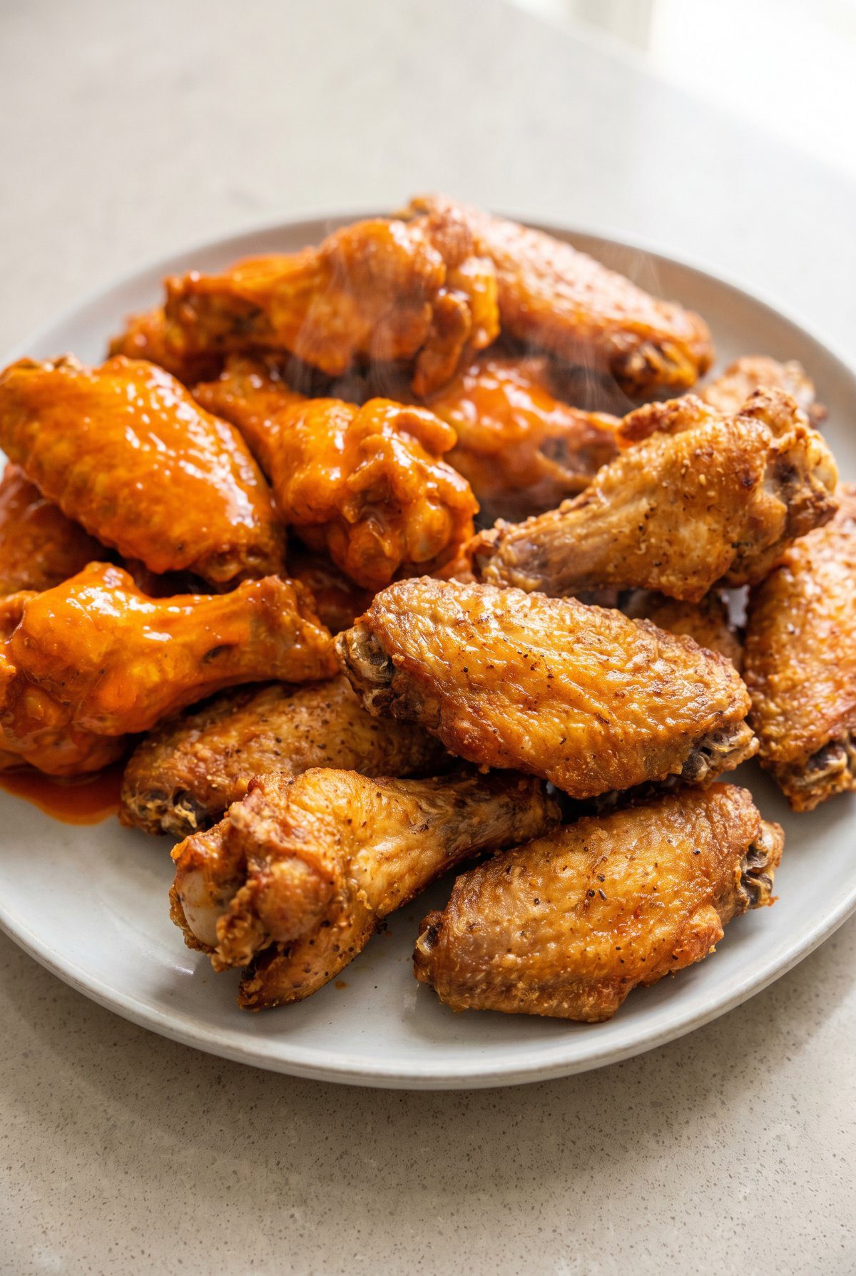 Close-up of Air Fryer Chicken Wings