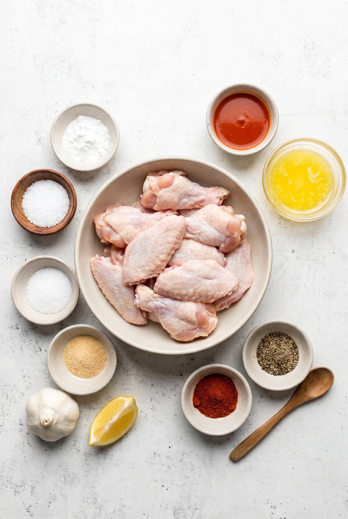 Ingredients for Air Fryer Chicken Wings