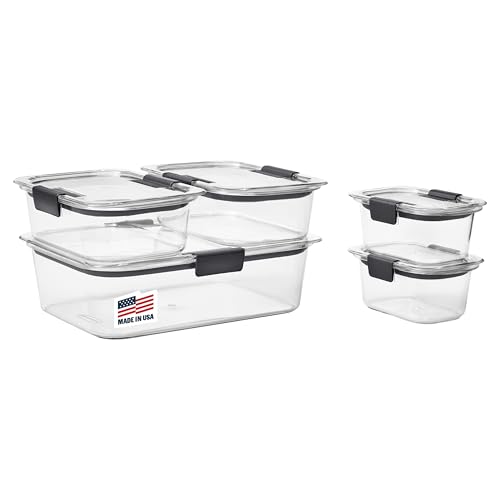 Rubbermaid Brilliance Storage Set
