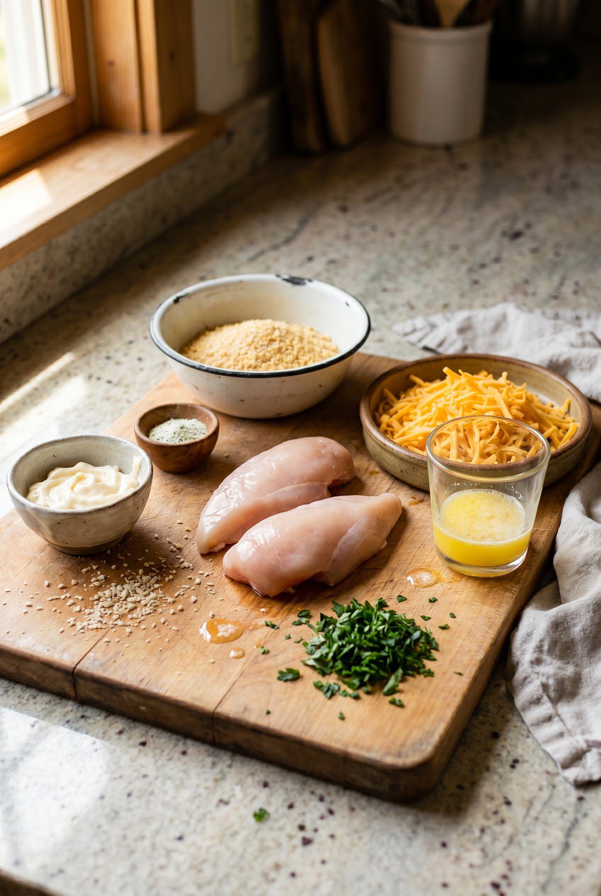 Ingredients for Baked Ranch Chicken