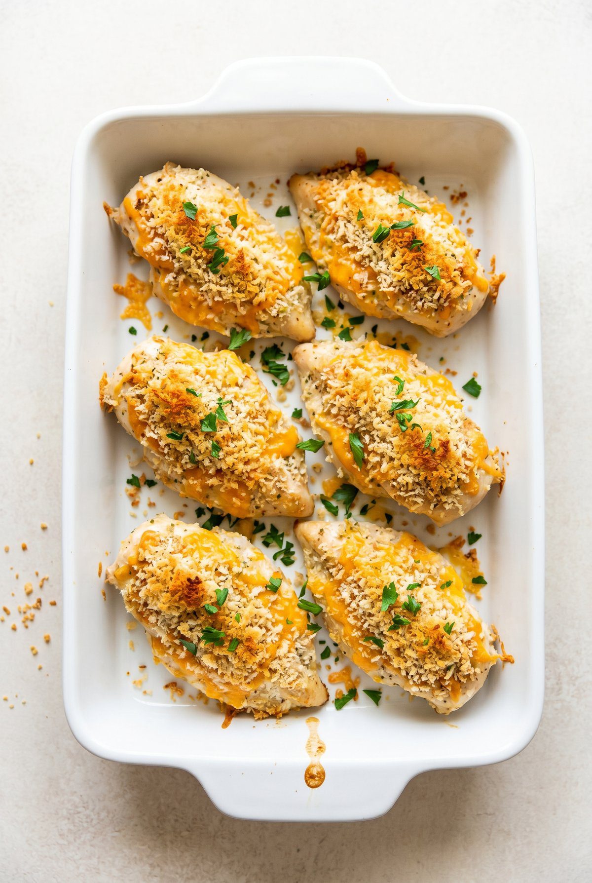 Baked Ranch Chicken ready to serve