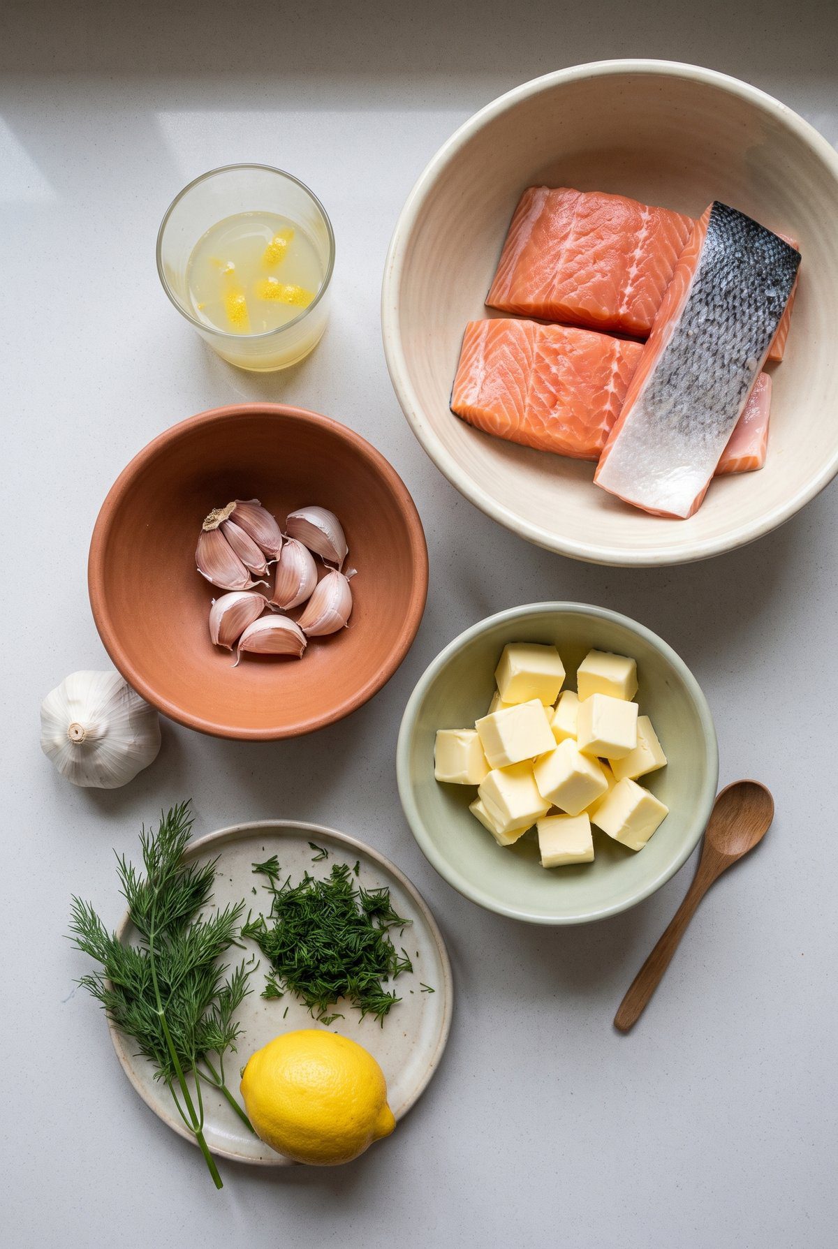 Ingredients for Baked Salmon
