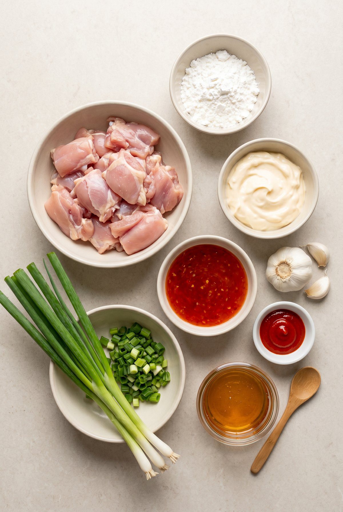Ingredients for Bang Bang Chicken