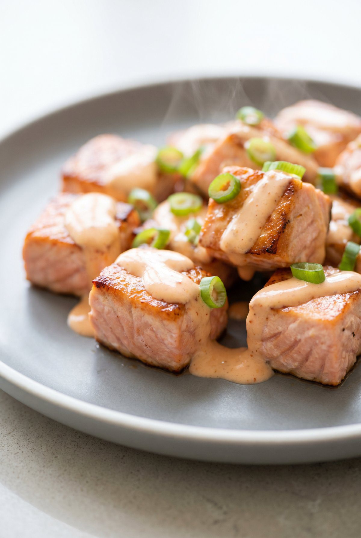 Close-up of Bang Bang Salmon