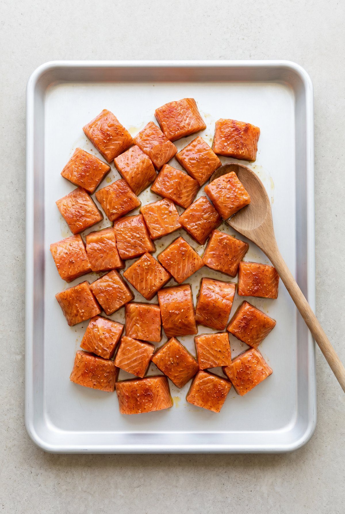 How to make Bang Bang Salmon – step 1