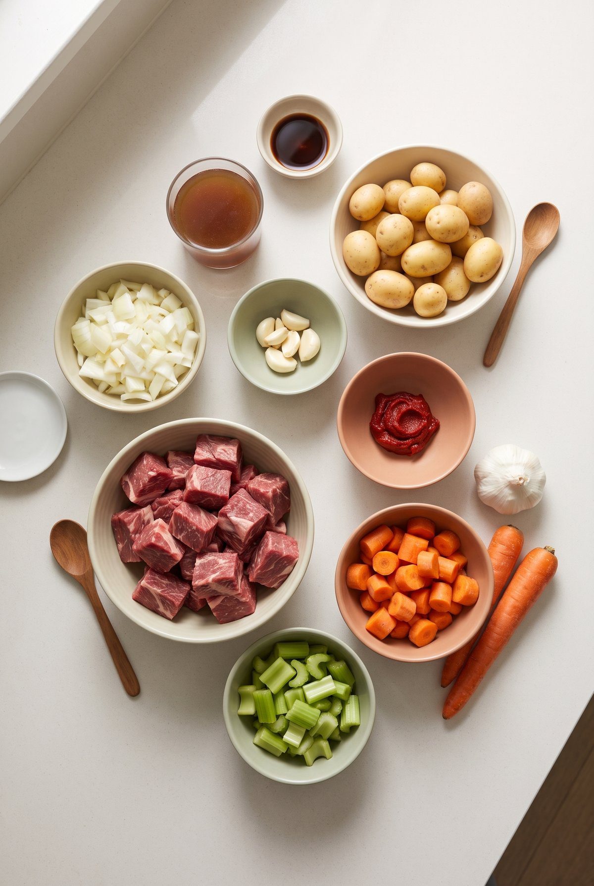 Ingredients for Beef Stew