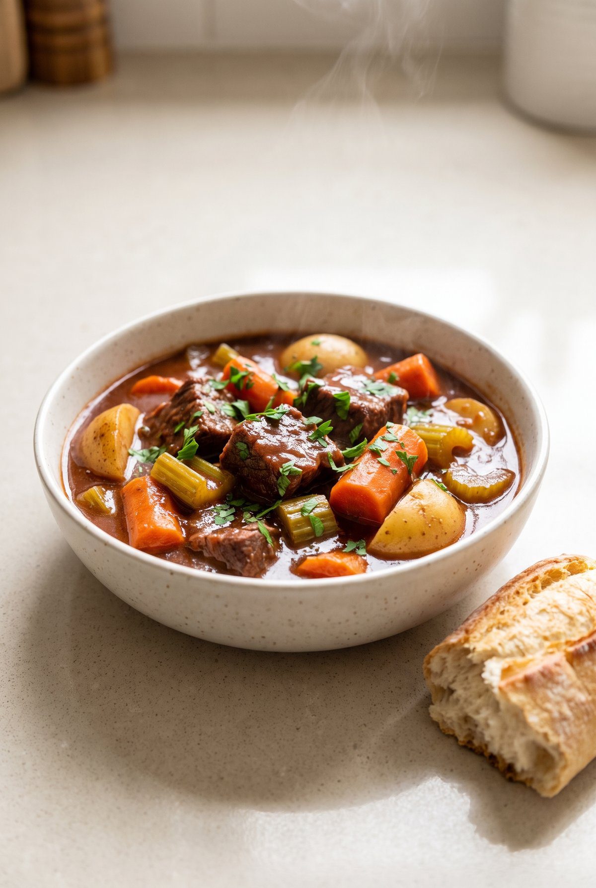 Beef Stew ready to serve