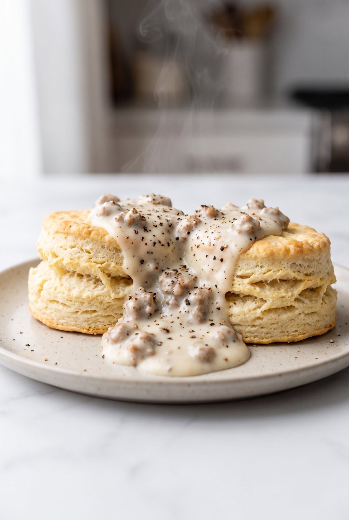 Biscuits and Gravy ready to serve