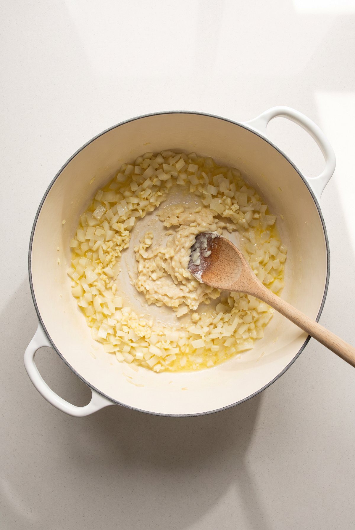How to make Broccoli Cheddar Soup – step 1