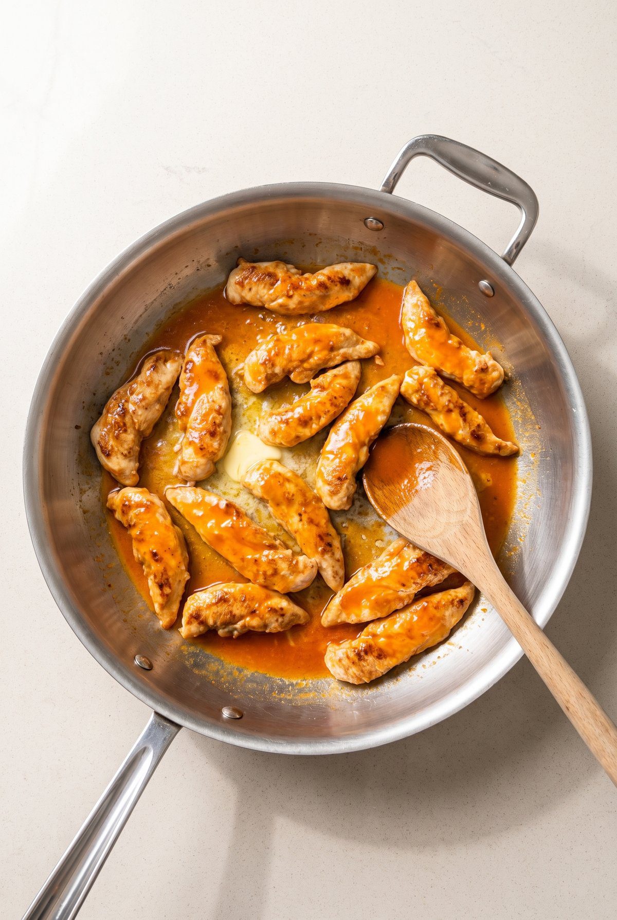 How to make Buffalo Chicken Wraps – step 2