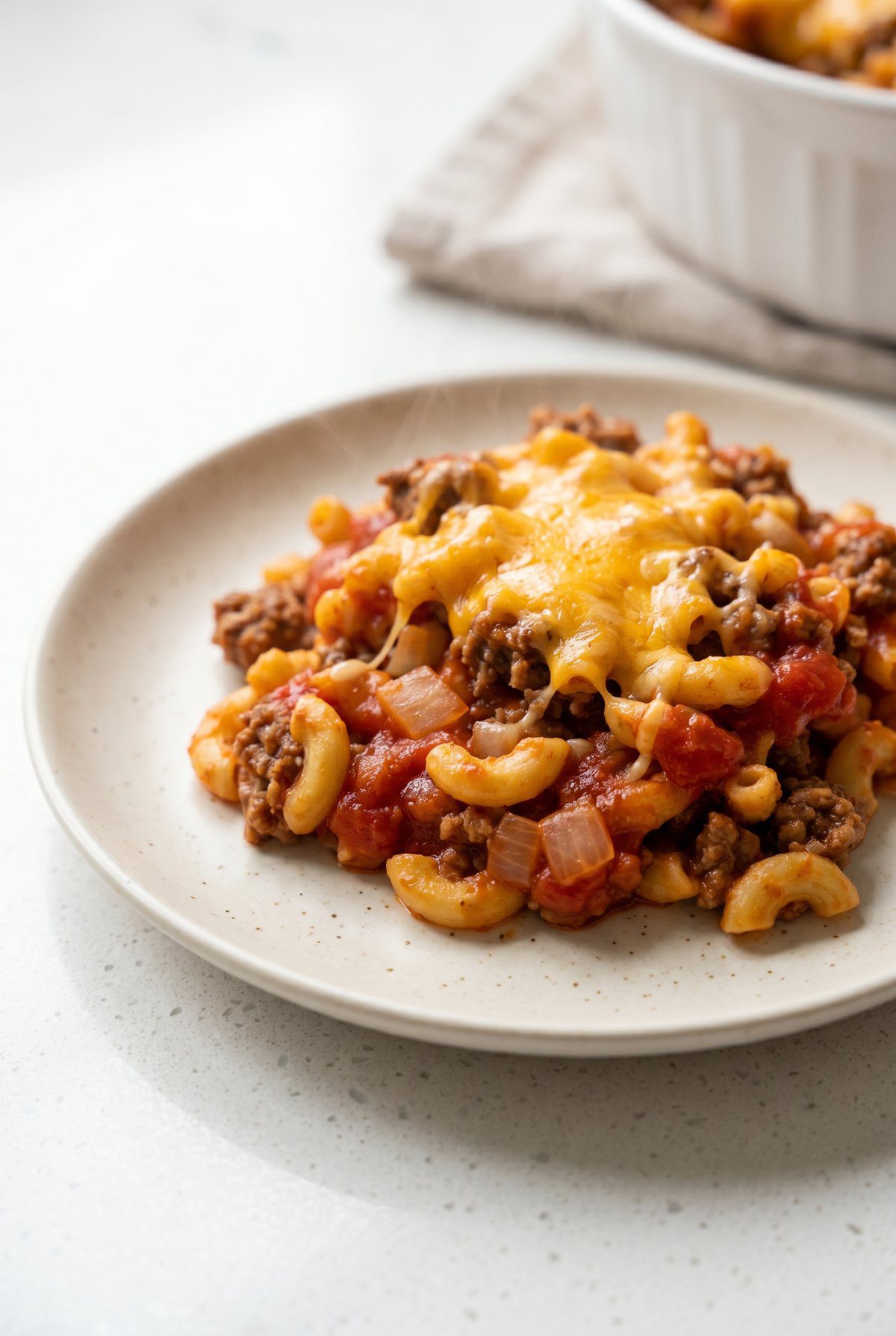 Baked Cheeseburger Casserole