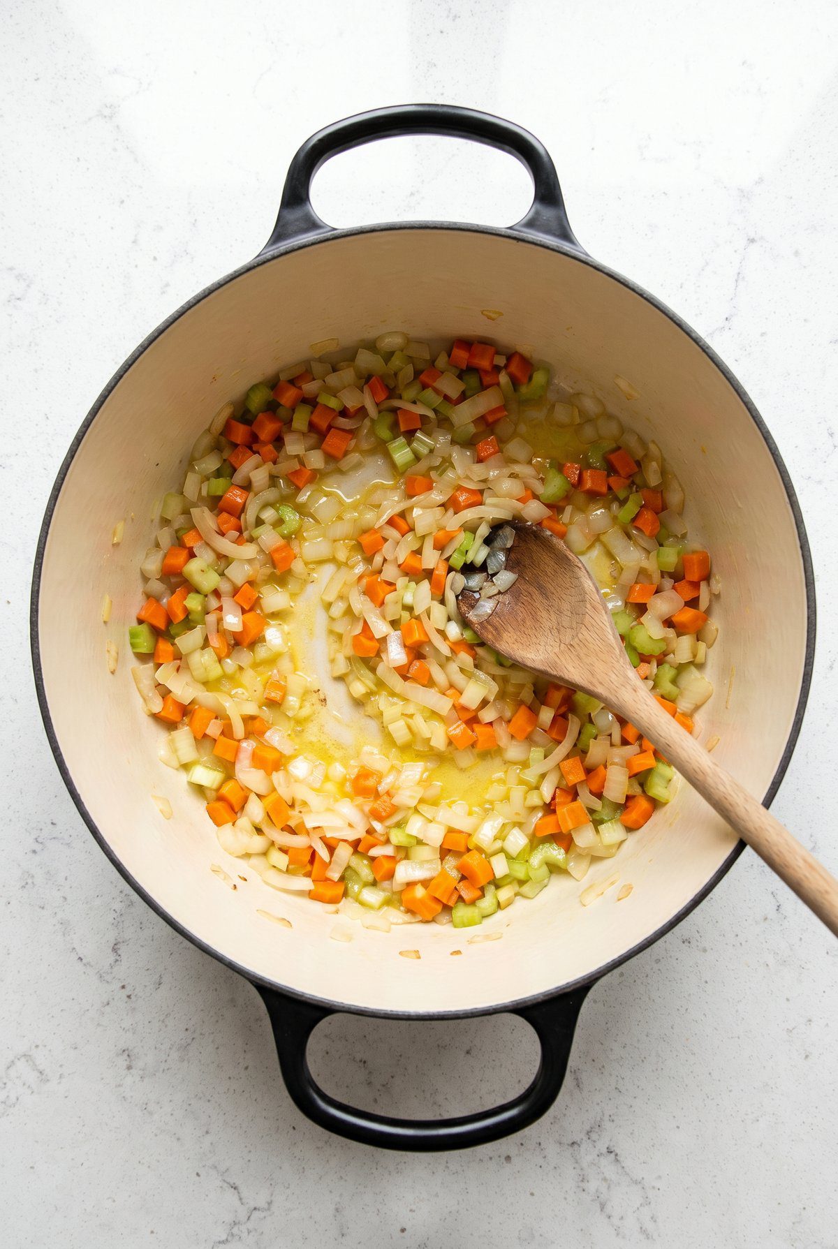 How to make Cheeseburger Soup – step 1