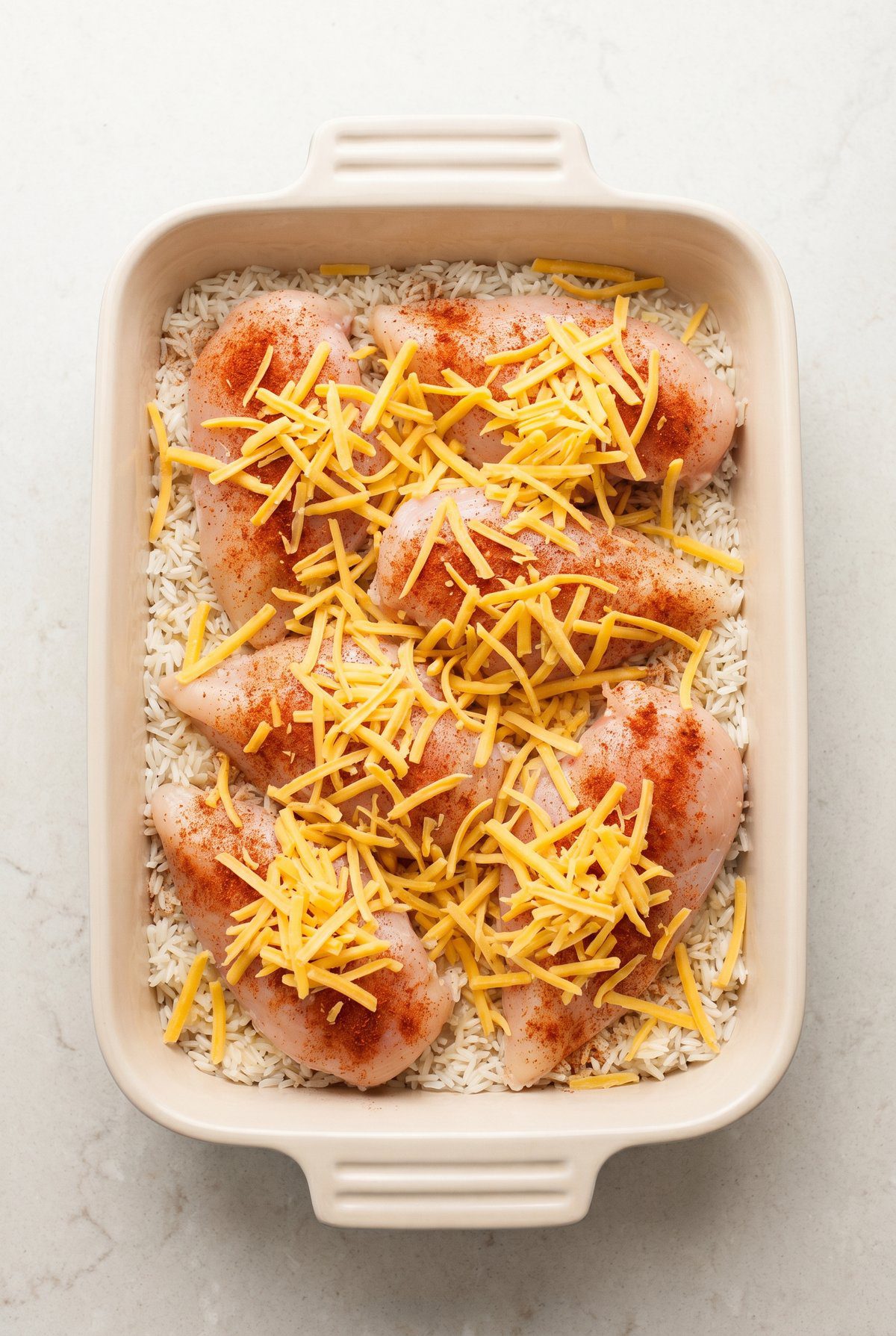 How to make Cheesy Chicken and Rice Casserole – step 2