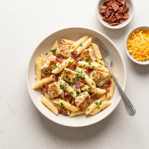 Chicken Bacon Ranch Pasta
