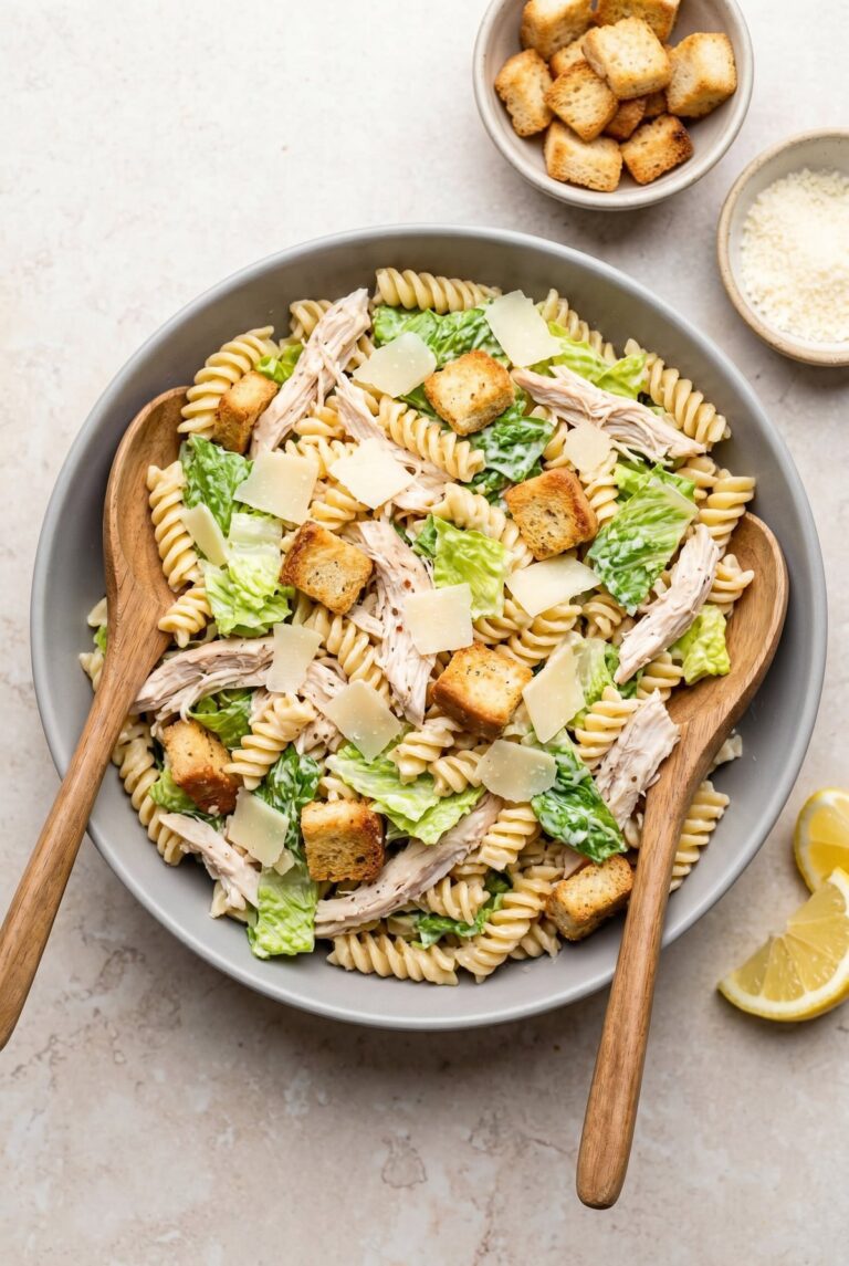 Chicken Caesar Pasta Salad