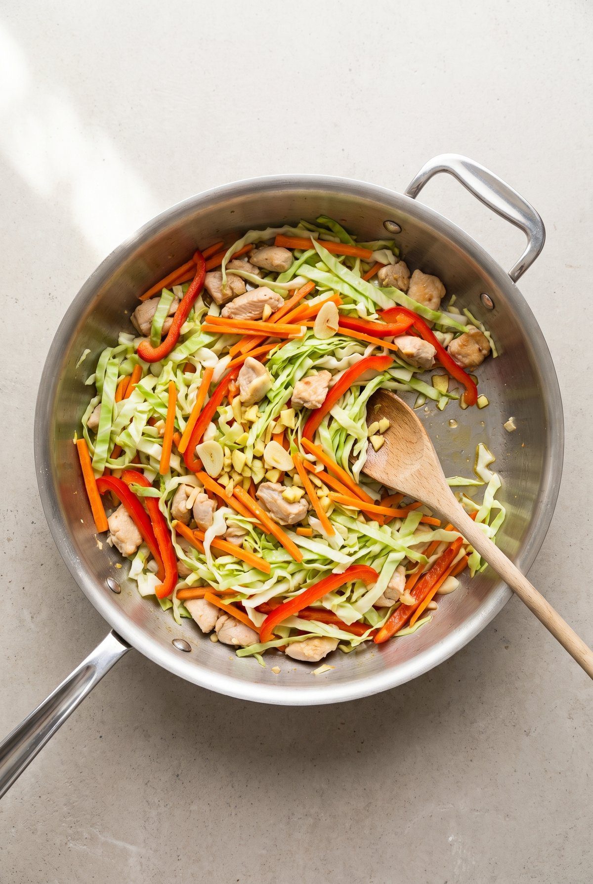 How to make Chicken Lo Mein – step 2