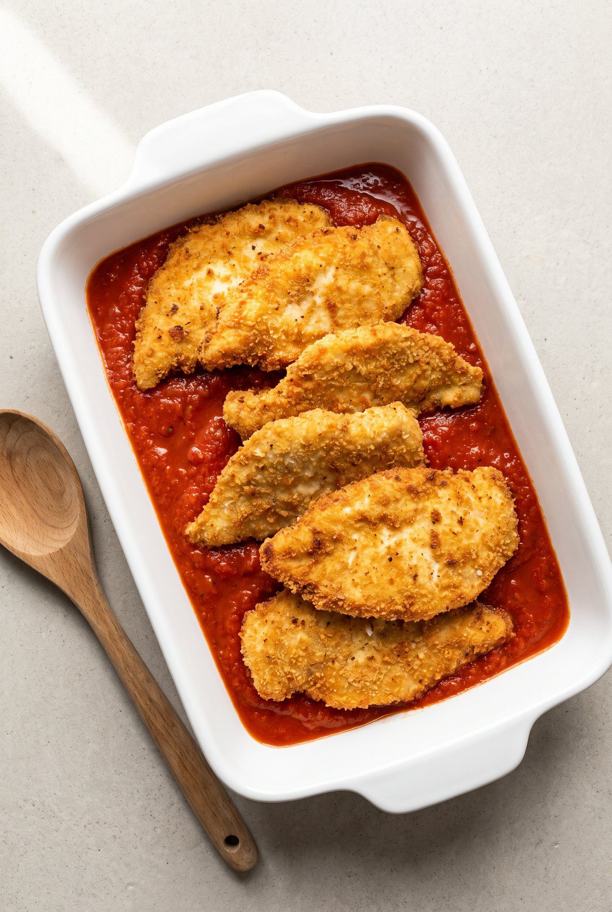How to make Chicken Parmesan – step 1