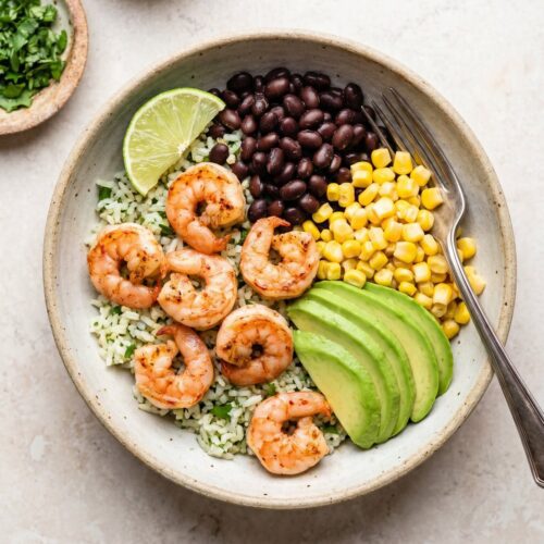 Chili Lime Shrimp Bowls