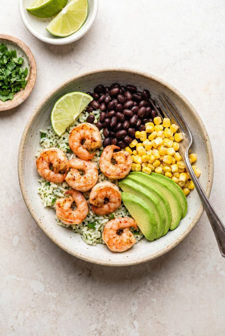 Chili Lime Shrimp Bowls