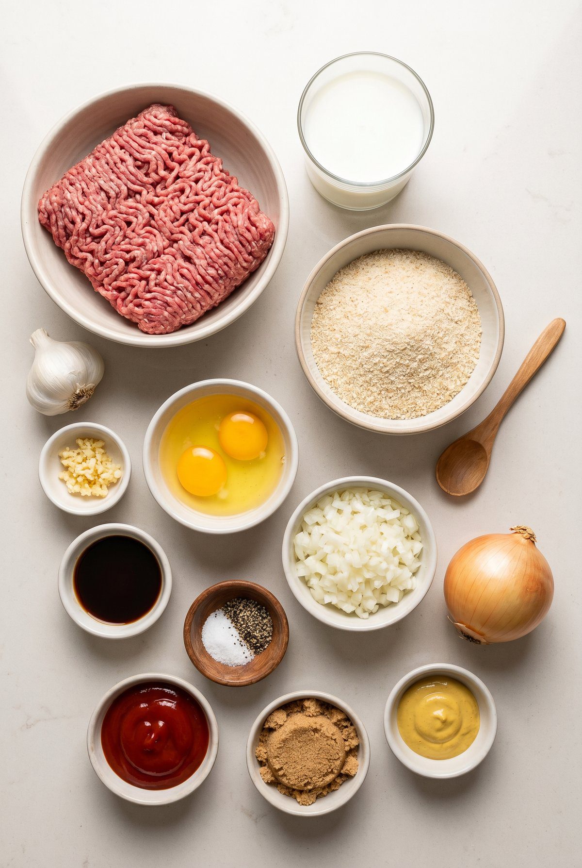 Ingredients for Classic Meatloaf