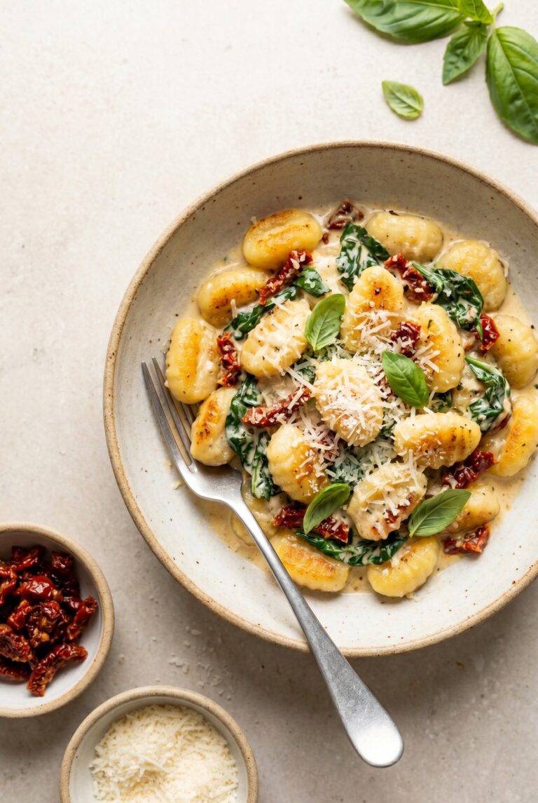 Creamy Tuscan Gnocchi