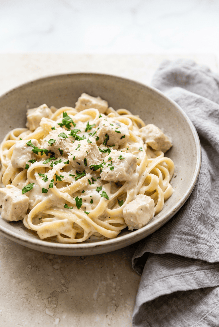 Crockpot Chicken Alfredo