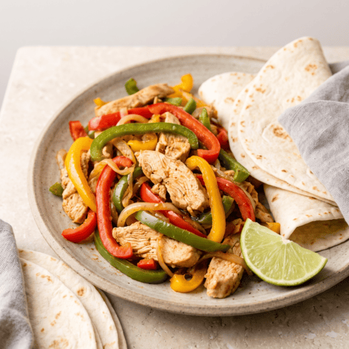 Easy Crockpot Chicken Fajitas