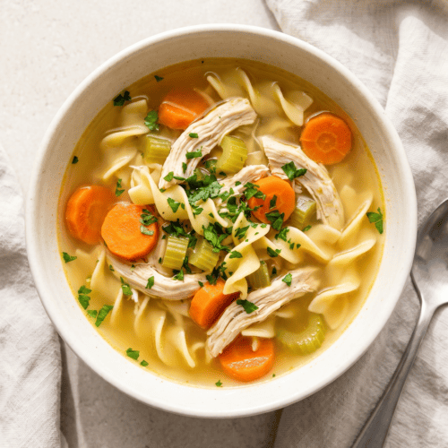 Cozy Crockpot Chicken Noodle Soup