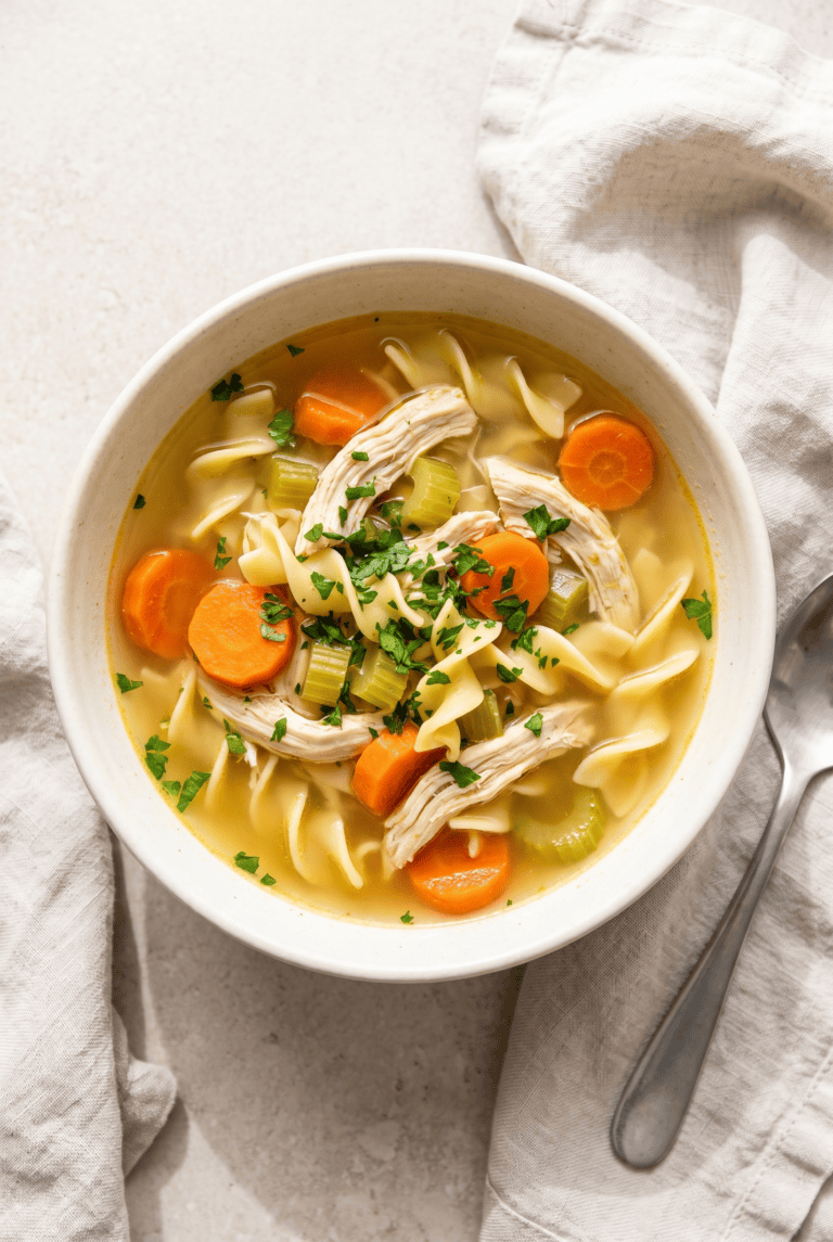 Crockpot Chicken Noodle Soup