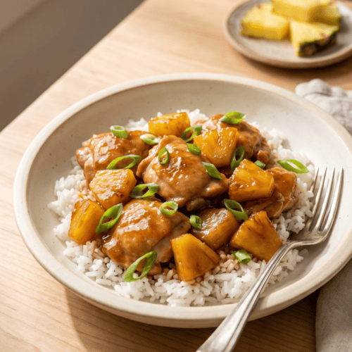 Sweet Crockpot Hawaiian Chicken