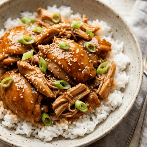 Easy Crockpot Honey Garlic Chicken
