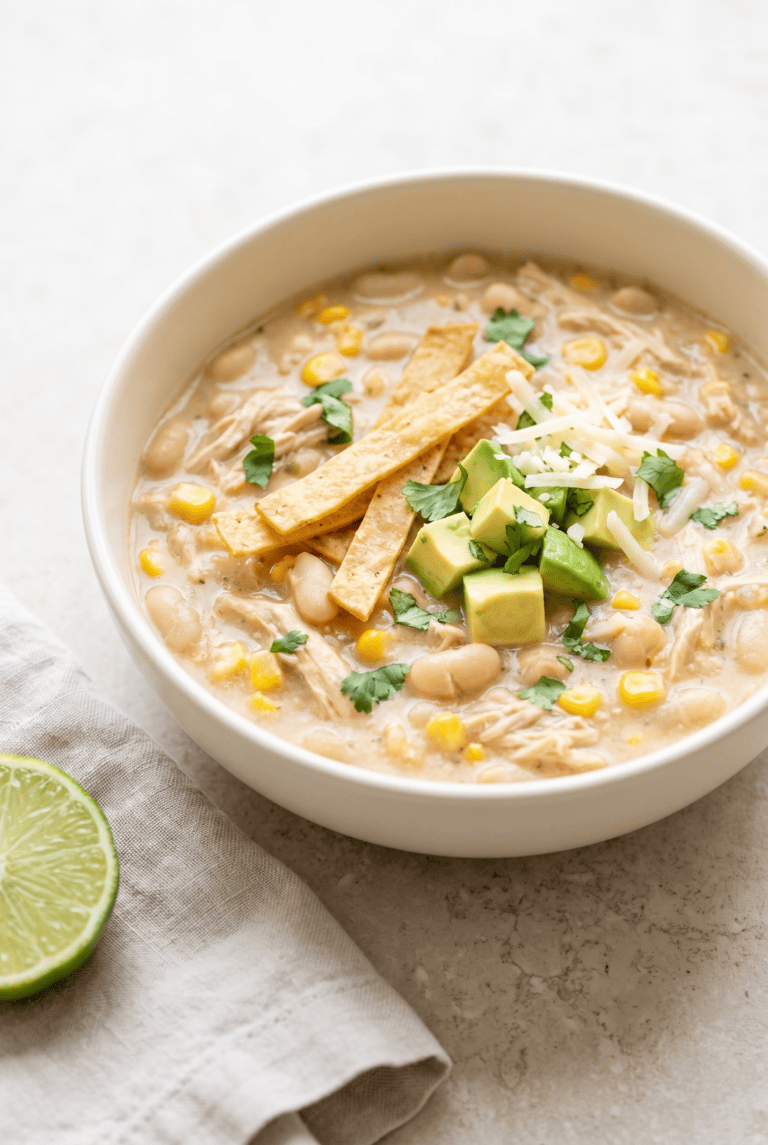 Crockpot White Chicken Chili