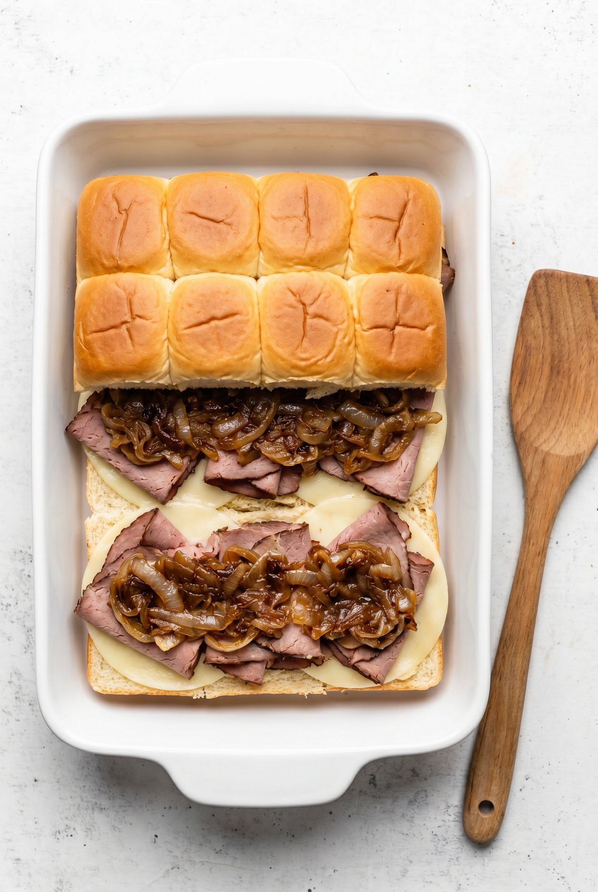How to make French Dip Sliders – step 2