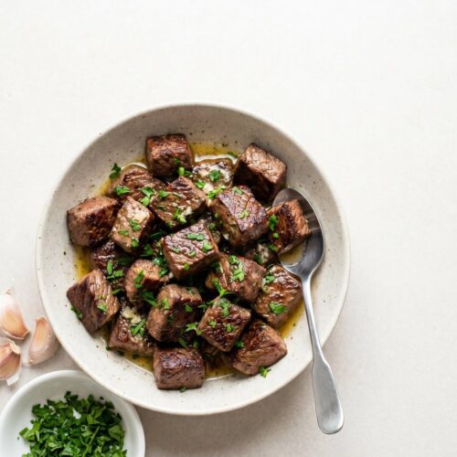 Garlic Butter Steak Bites
