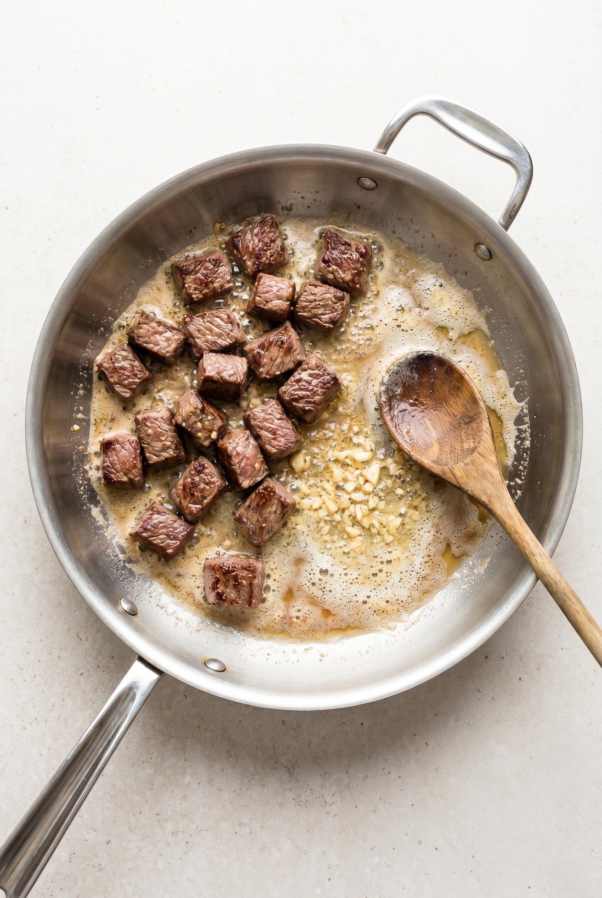 How to make Garlic Butter Steak Bites – step 2