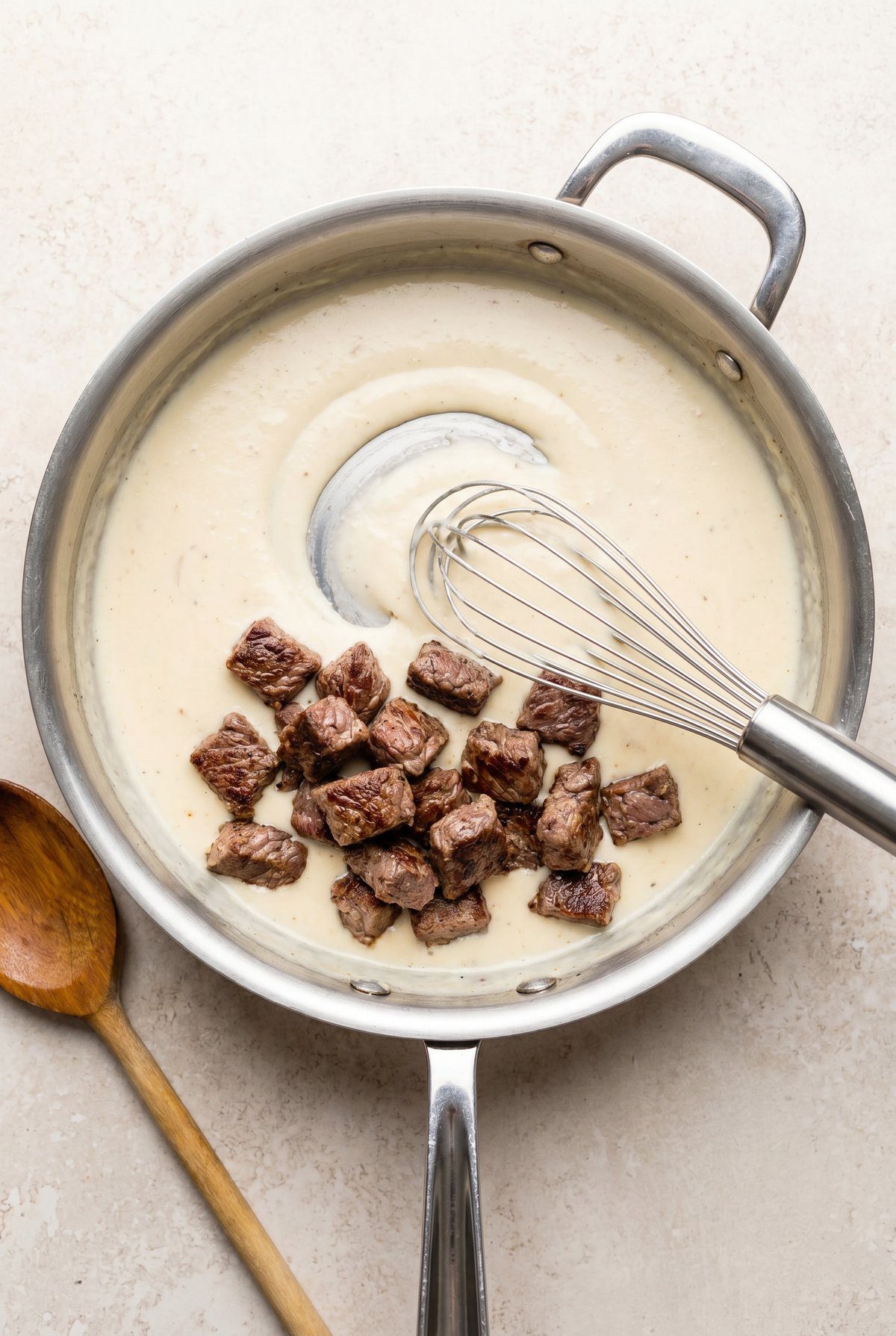 How to make Garlic Butter Steak Pasta – step 2