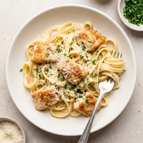 Garlic Parmesan Chicken Pasta