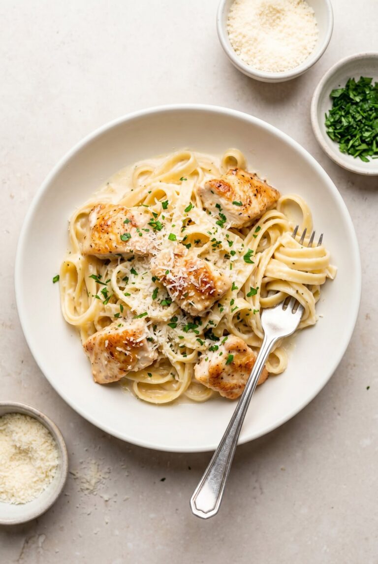Garlic Parmesan Chicken Pasta