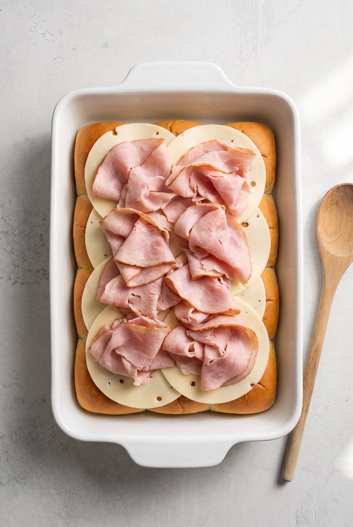 How to make Ham and Cheese Sliders – step 1