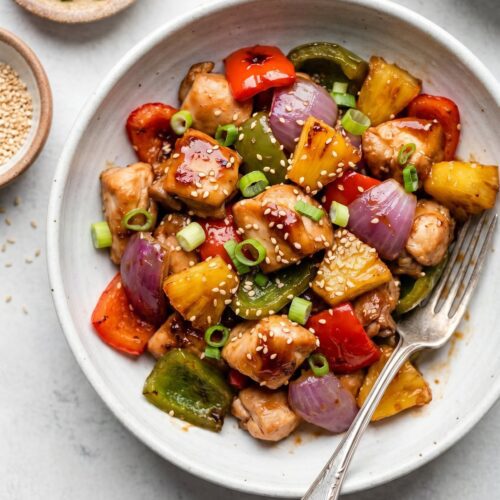 Hawaiian Chicken Sheet Pan