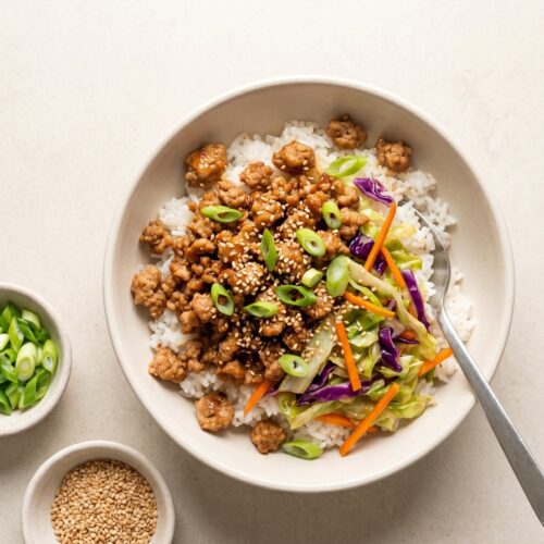 Honey Garlic Ground Turkey